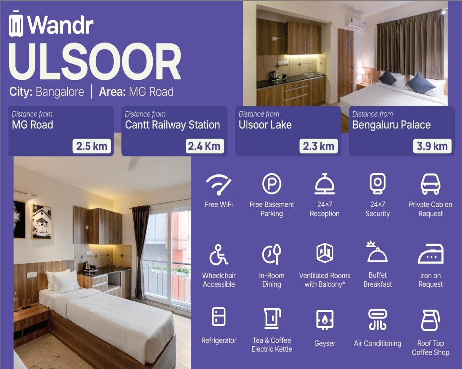 Wandr Hotel- Near Mg Road Bengaluru Zewnętrze zdjęcie